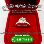 Anillo Brillo Imperial en Plata 950
