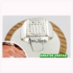 Anillo Alianza Lima en Plata 950