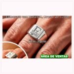 Anillo Caballero Personalizable en Plata 950