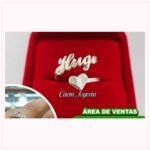 Anillo con Nombre Personalizado en Plata 950