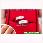 Anillo Solitario Personalizado en Plata 950