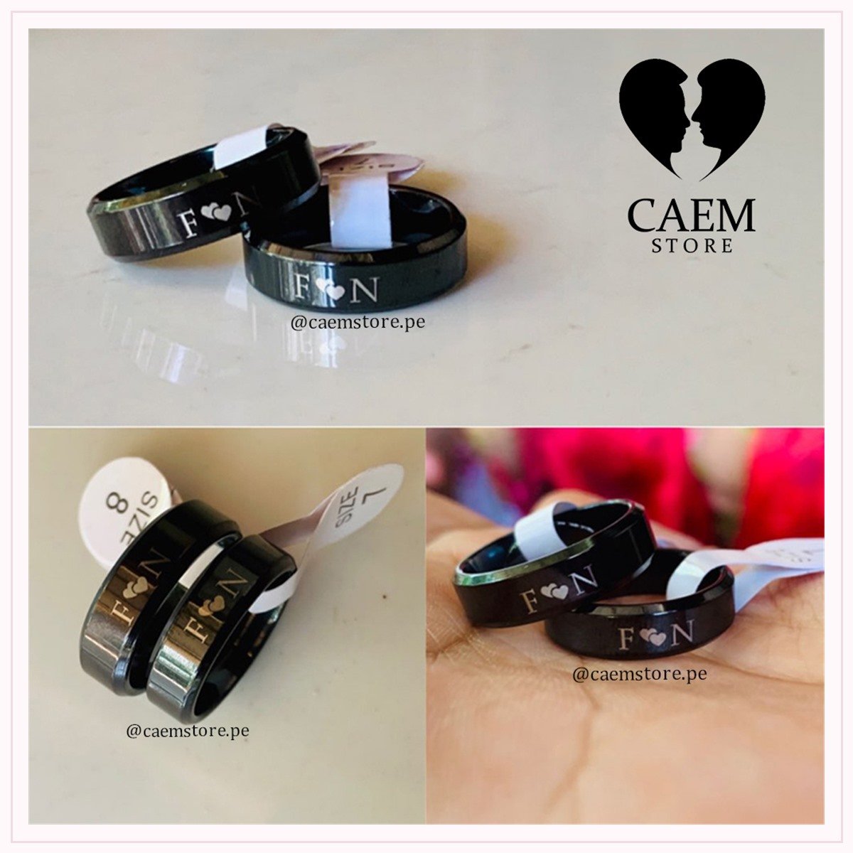 anillos-negros-personalizados-para-pareja-1.jpg Anillos Negros Personalizados para Pareja - Imagen 1