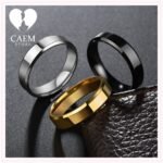 Anillos Negros Personalizados para Pareja - Imagen 2