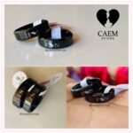 Anillos Negros Personalizados para Pareja - Imagen 3
