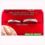 Anillos Zafiro para Pareja en Plata 950