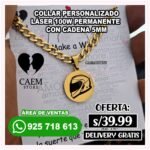 Collar Fotograbado con Huella y Nombre - Imagen 2
