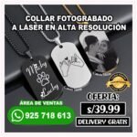 Collar Fotograbado Corazón para Mascota - Imagen 3