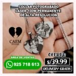 Collar Fotograbado Doble para Pareja - Imagen 3