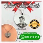 Collar Fotograbado Ovalado Personalizado