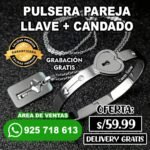 Collar Llave y Candado para Pareja