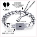Pulseras Llave y Candado Personalizadas