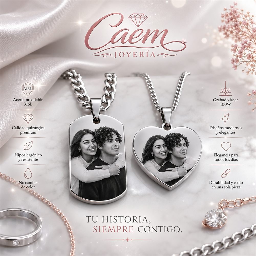 Collares personalizados con fotograbado